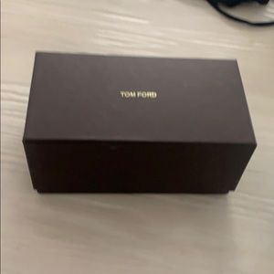 Tom Ford box and sunglass case and wipe